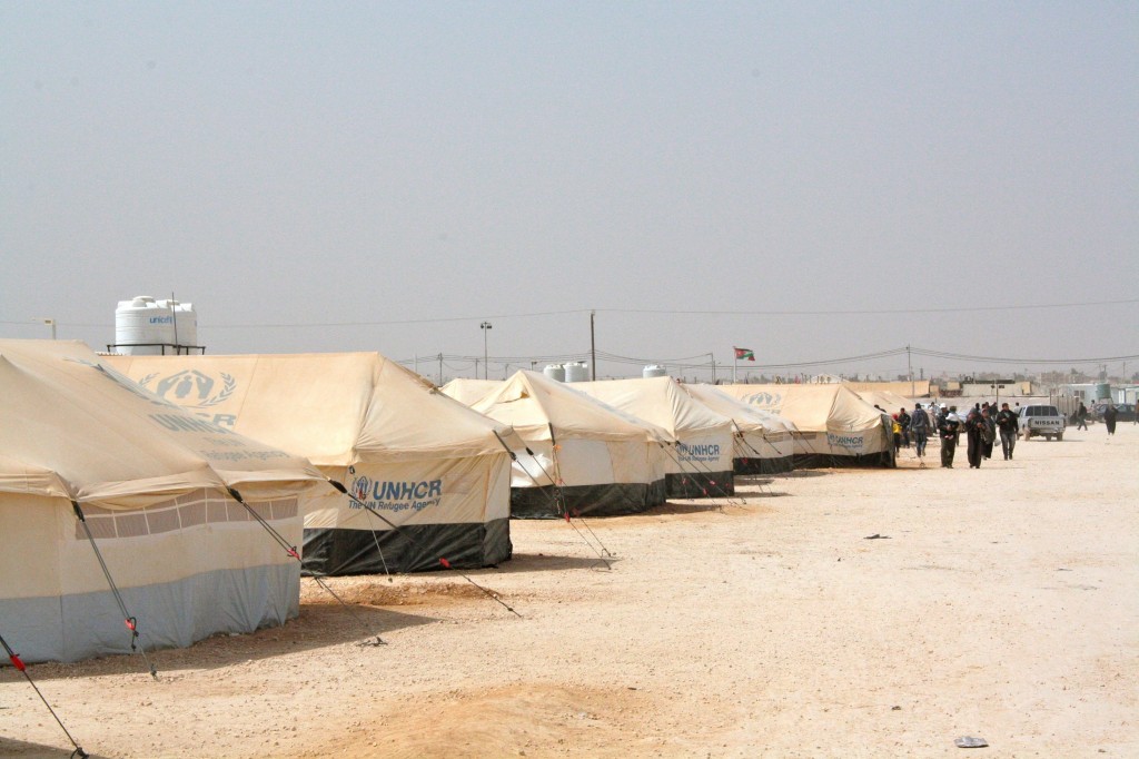 Zaatari Camp for Syrian refugees in Mafraq, Jordan