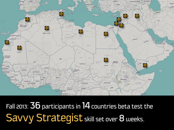 A map shows the home countries of the 36 participants in the beta test.